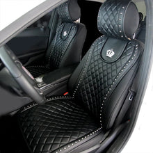 Leather Diamond Crown Seat Covers