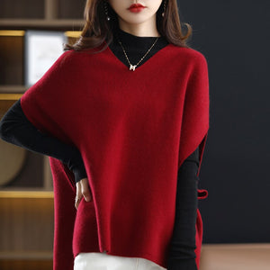 A luxurious V-neck Cashmere sweater can make anyone feel like a million bucks.