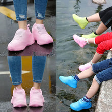 Colorful waterproof rain shoes...