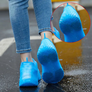 Colorful waterproof rain shoes...